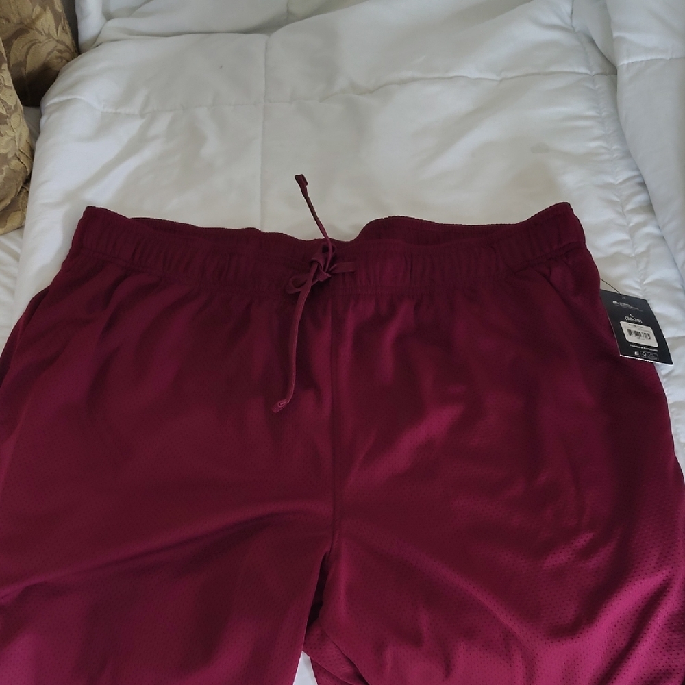 Athletic Works Maroon Active Shorts